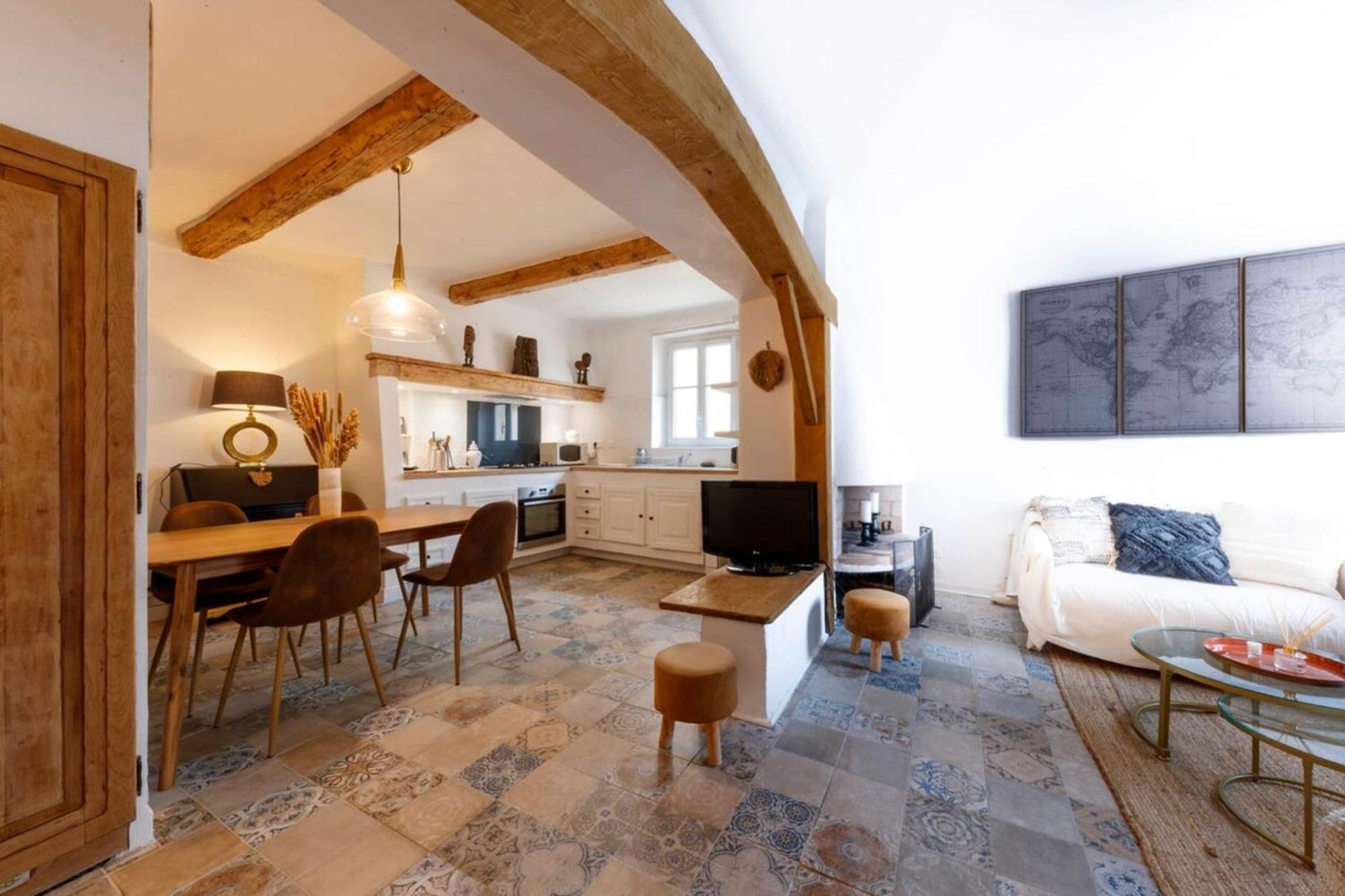 Ferienwohnung 06M - Old Antibes Beautiful Duplex Terrace With Sea View Exterior foto